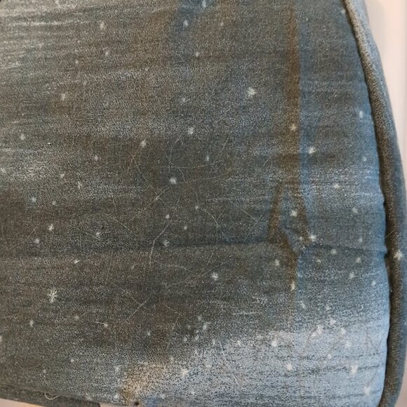 New Galaxy Stars print Shoulder Bag Purse denim Blue Double handle Western Gems - Picture 6 of 7